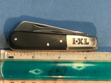 Vintage I*XL George Wostenholm Sheffield Barlow Knife w/ Synthetic Handles -I*XL Blade Etch -NOS