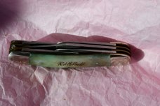 Waterfowler's Delight! 5 blade Sowbelly each blade etched with different waterfowl