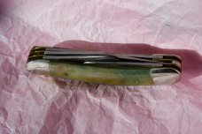 Waterfowler's Delight! 5 blade Sowbelly each blade etched with different waterfowl