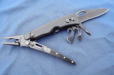 SOG Knives Rare Discontinued PowerDuo Multi Tool & Folding Knife with a case