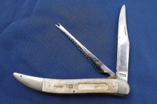 Vintage KABAR T23 FOLDING FISHING KNIFE Ka-Bar FISH FILLET Knife