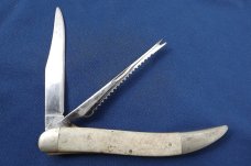 Vintage KABAR T23 FOLDING FISHING KNIFE Ka-Bar FISH FILLET Knife