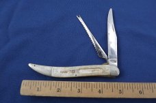 Vintage KABAR T23 FOLDING FISHING KNIFE Ka-Bar FISH FILLET Knife