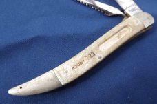 Vintage KABAR T23 FOLDING FISHING KNIFE Ka-Bar FISH FILLET Knife