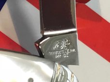Queen Cutlery Hump Back / Balloon Whittler w/ Beautiful Mother of Pearl Handles -NOS in Orig Box