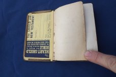  RARE US Army, USMC, Marine, NAVY,   WWII HEART SHIELD POCKET BIBLE Antique GI Book