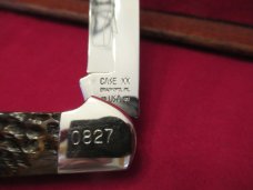 Case XX 1991 Brown Bone Saddle Horn Pattern # DB61100 SS NKCA 