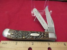 Case XX 1990 Brone Bone Mini Trapper Pattern # 6207 SP SSP NKCA Youth