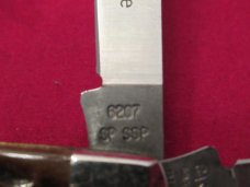 Case XX 1990 Brone Bone Mini Trapper Pattern # 6207 SP SSP NKCA Youth