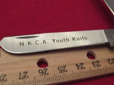 Case XX 1990 Brone Bone Mini Trapper Pattern # 6207 SP SSP NKCA Youth
