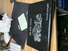 Taylor cutlery coal commemorative set