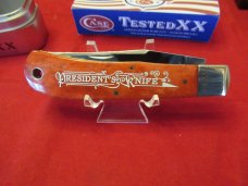 Case XX Old Red Back Pocket  Presidents Knife Pattern TB61548 SS