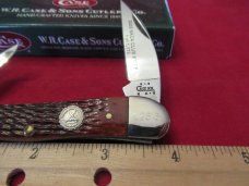 Case XX 2003 NKCA Walnut Bone SeaHorse Whittler Pattern # 6355WH SS