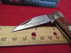 Case XX 2003 NKCA Walnut Bone SeaHorse Whittler Pattern # 6355WH SS