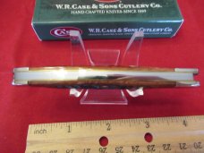 Case XX 2003 NKCA Walnut Bone SeaHorse Whittler Pattern # 6355WH SS