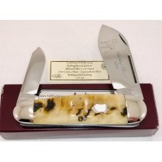 Bulldog Rams Horn Wildcat Driller Sunfish Sleeveboard Knife COA & Box #023