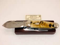 Bulldog Rams Horn Wildcat Driller Sunfish Sleeveboard Knife COA & Box #023