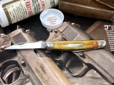 Great Eastern Cutlery 62 Easy Congress Golden Rod Camel Bone Northfield 620220 - A