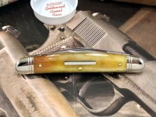 Great Eastern Cutlery 62 Easy Congress Golden Rod Camel Bone Northfield 620220 - A