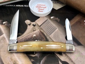 Great Eastern Cutlery 62 Easy Congress Golden Rod Camel Bone Northfield 620220 - B