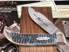 Case Classic 61072 Bulldog Clasp Moss Bottom Green Bone Knife w/ COA 