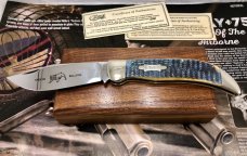 Case Classic 61072 Bulldog Clasp Moss Bottom Green Bone Knife w/ COA 