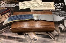 Case Classic 61072 Bulldog Clasp Moss Bottom Green Bone Knife w/ COA 