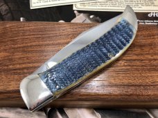 Case Classic 61072 Bulldog Clasp Moss Bottom Green Bone Knife w/ COA 