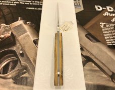 Arno Bernard Exotic Mammoth Ivory Handle Baby Bush Series Porcupine w/ Sheath   