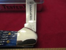 Case XX 2007 Blue Bone Copperlock Pattern # 61549L SS