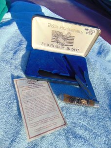 CASE XX Trapper 25th Anniversary Friendship Seven 1962 Limited Edition Knife