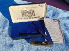 CASE XX Trapper 25th Anniversary Friendship Seven 1962 Limited Edition Knife
