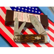 Schatt & Morgan Elephant/Toenail Whittler Knife w/ File & Wire Tested Handles & Blade Etch -MINT!