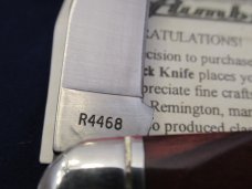 Remington 1997 Silver Bullet Year Knife The Lumber Jack Pattern # R4468