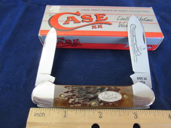 Case XX 1989 Brown Bone Canoe Pattern # 62131 Case XX 1989 Brown Bone Canoe Pattern # 62131