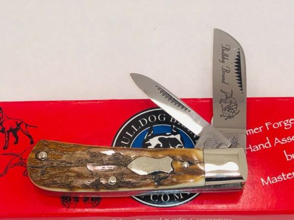 Bulldog Prototype Exotic Fossil 2 Blade Lil Cotton MINT Cond. w/Box Bulldog Prototype Exotic Fossil 2 Blade Lil Cotton MINT Cond. w/Box
