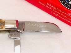 Bulldog Prototype Exotic Fossil 2 Blade Lil Cotton MINT Cond. w/Box