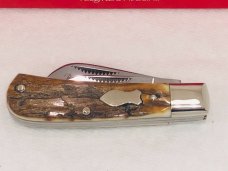 Bulldog Prototype Exotic Fossil 2 Blade Lil Cotton MINT Cond. w/Box