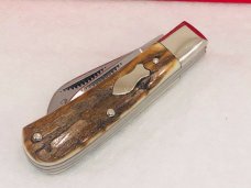 Bulldog Prototype Exotic Fossil 2 Blade Lil Cotton MINT Cond. w/Box