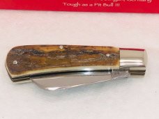 Bulldog Prototype Exotic Fossil 2 Blade Lil Cotton MINT Cond. w/Box
