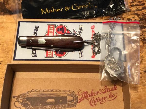 Maher&Grosh #14 Cocobolo chain knife Maher&Grosh #14 Cocobolo chain knife