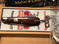 Maher&Grosh #14 Cocobolo chain knife