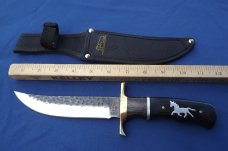1st Production Run, 1 of 500, Fixed blade knife with sheath.