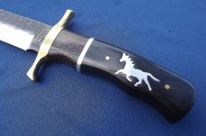 1st Production Run, 1 of 500, Fixed blade knife with sheath.