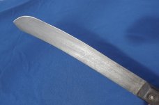 Antique  J. Askham & Son Sheffield Wapacut Large Butcher Knife from the 1880's (?) 12" blade 18" OAL