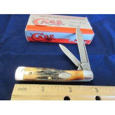 Case XX 1989 Stag amp Damascus Gunstock Pattern 5215D
