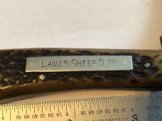 C+X Lockwood brothers Sheffield ettric  knife
