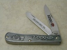 Case XX USA 1997 Case Visitors Center Commemorative Zippo and M254 SS Trapper Knife Set in Box