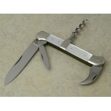 IXL George Wostenholm Sheffield England Mother of Pearl Corkscrew Champaign Knife