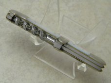 IXL George Wostenholm Sheffield England Mother of Pearl Corkscrew Champaign Knife
